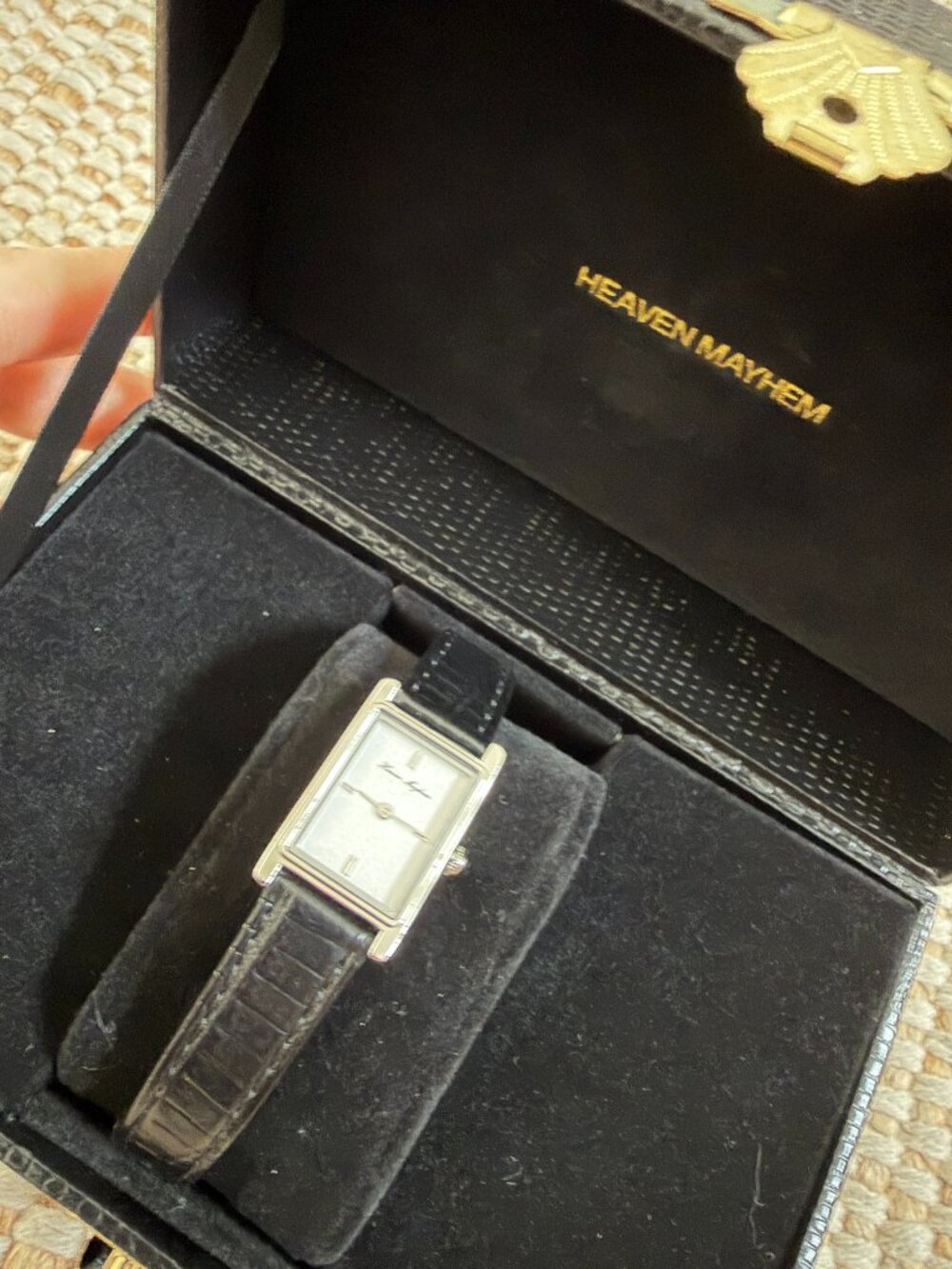 Heaven Mayhem Carino Watch Silver (never worn!)